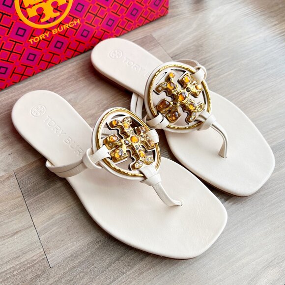 Tory Burch Jeweled Miller Sandal - Picture 4 of 5